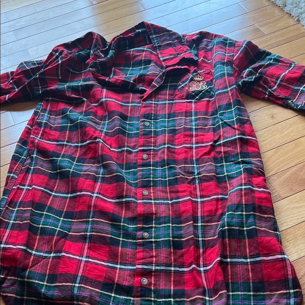 Polo by Ralph Lauren Red Plaid Pajama Shirt